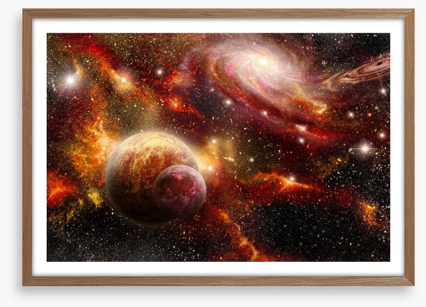 Scarlet galaxy