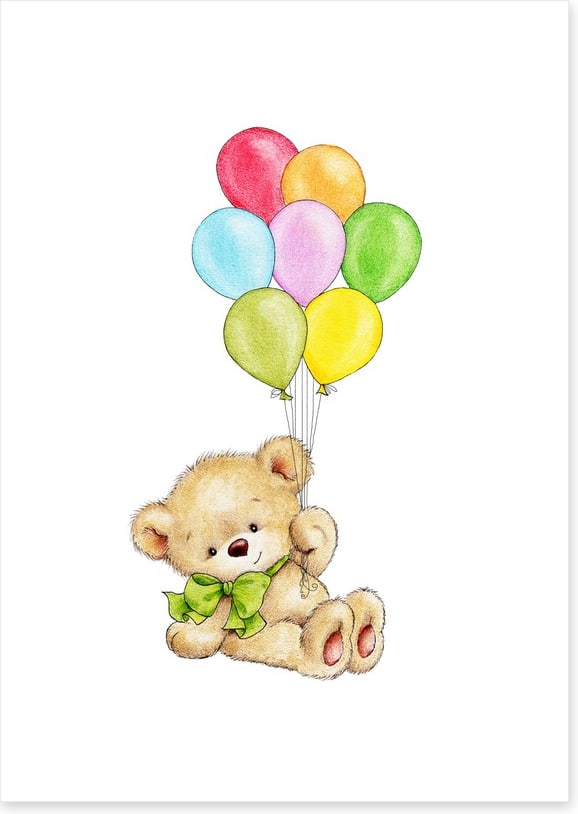 Teddy bear balloons