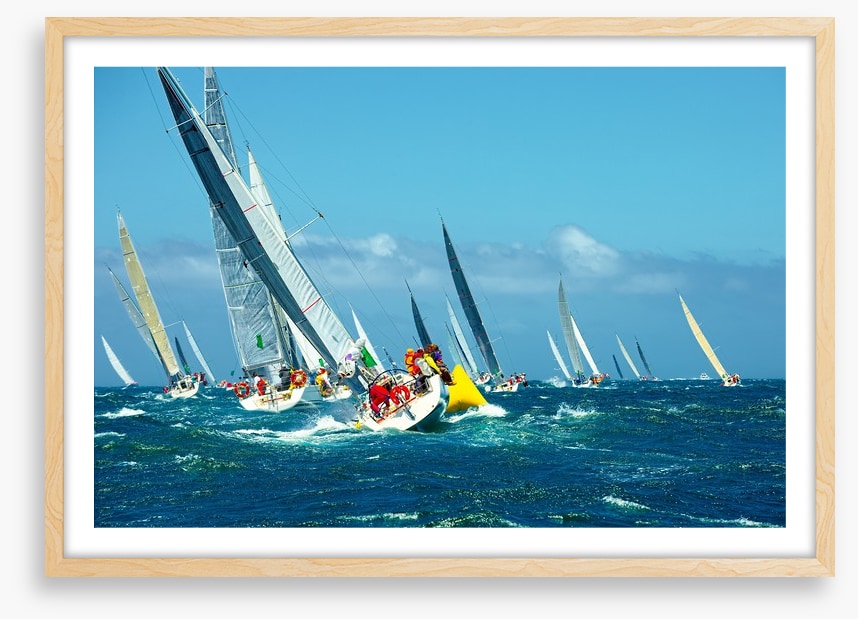 Heeling portside