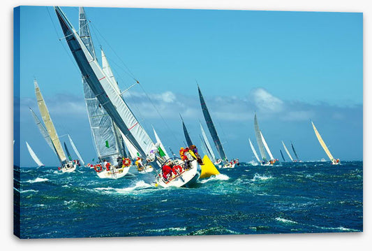 Heeling portside