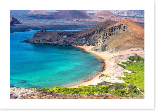 The Galapagos coast