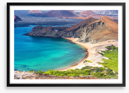 The Galapagos coast