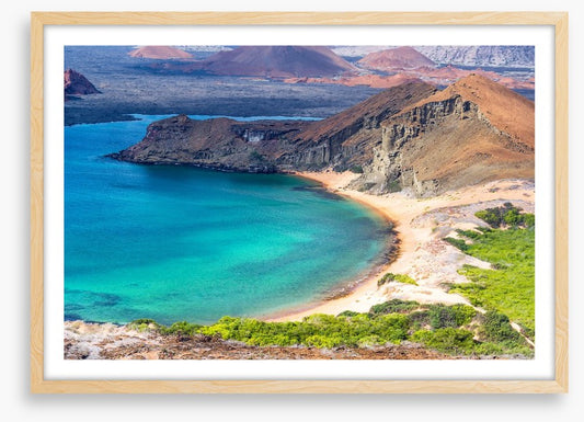 The Galapagos coast