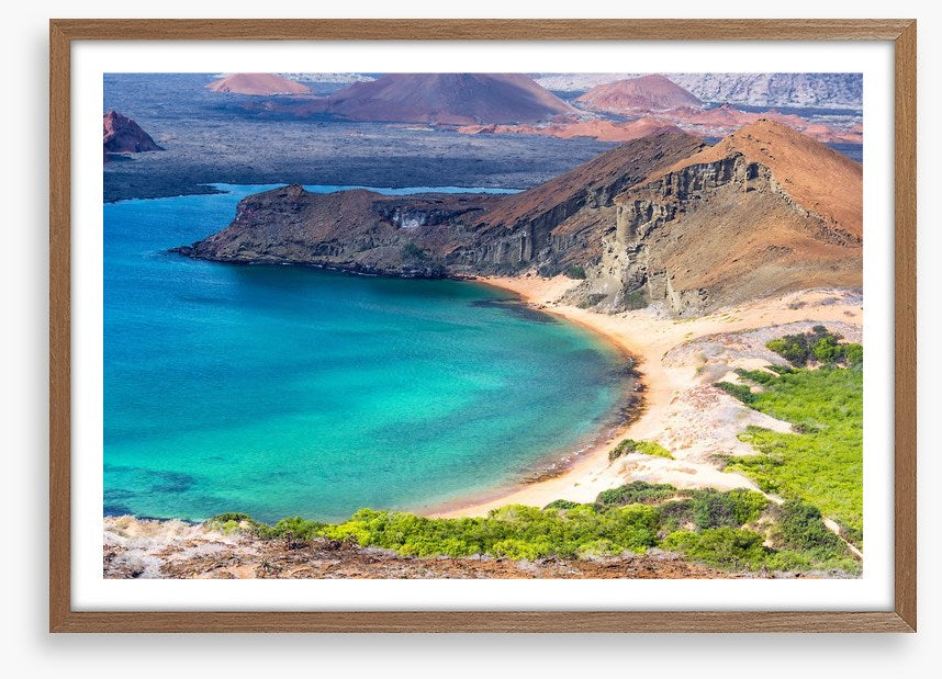 The Galapagos coast