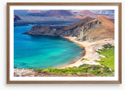 The Galapagos coast