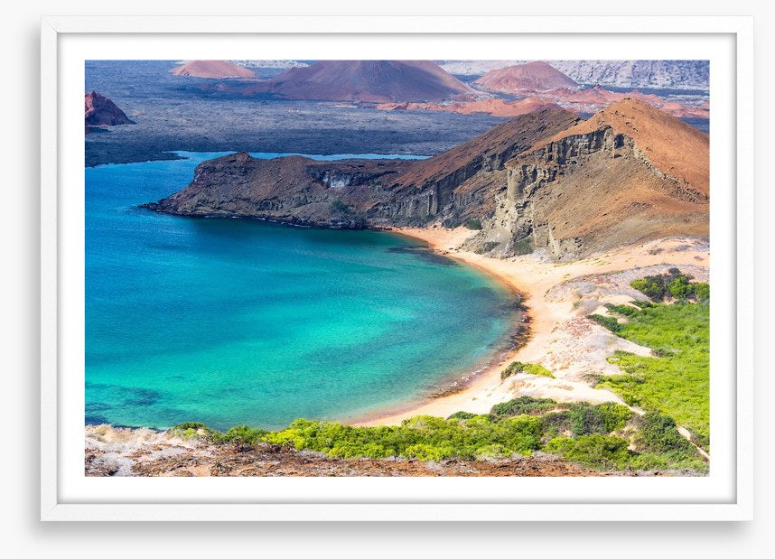 The Galapagos coast