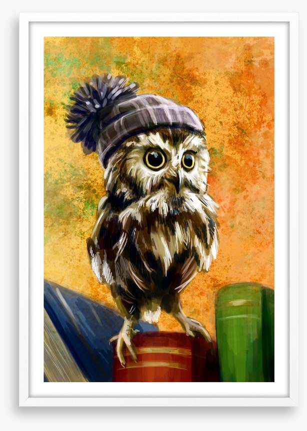 Bookish owl