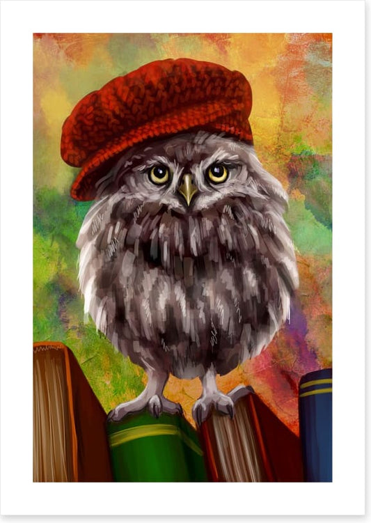 Bookish owl