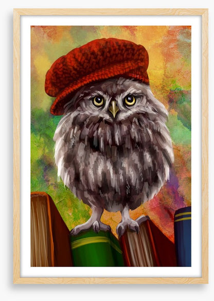 Bookish owl
