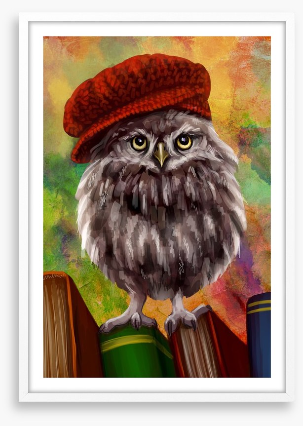 Bookish owl