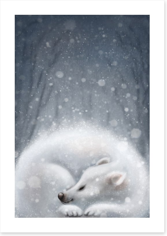 Sleeping in the snow