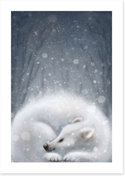 Sleeping in the snow