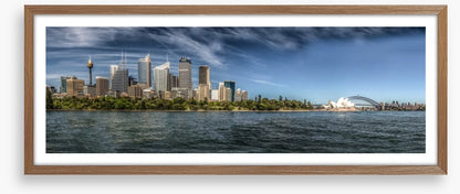 City to bridge panorama