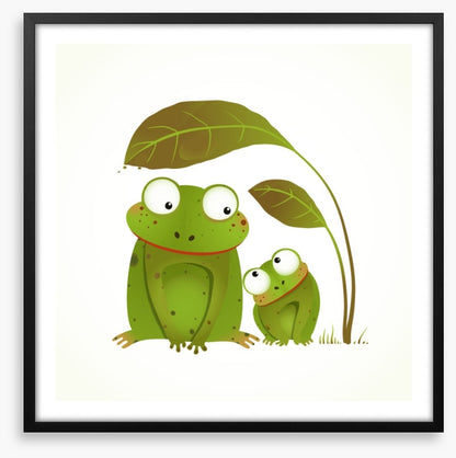 A leaf each