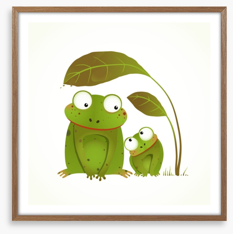 A leaf each
