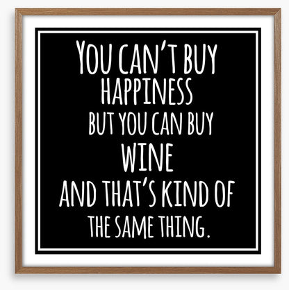 You can buy wine
