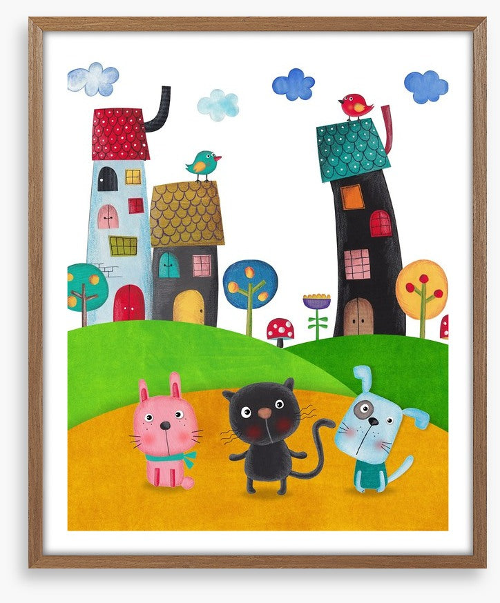 The town trio