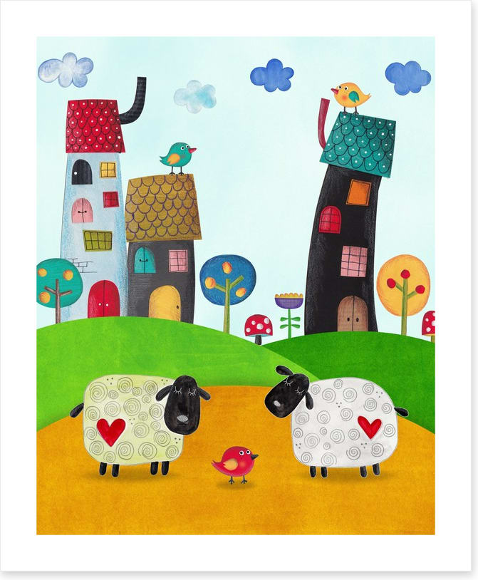 Two sheep town