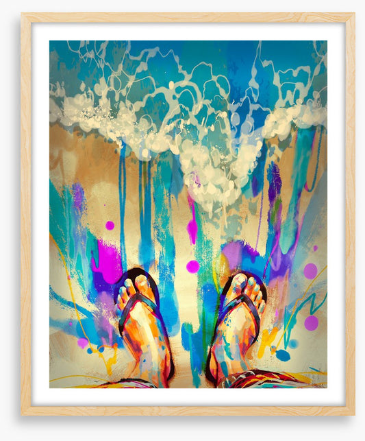 Sand beneath your toes