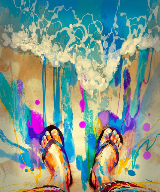 Sand beneath your toes