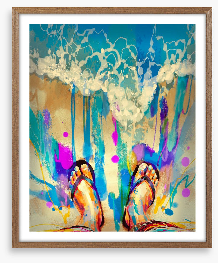 Sand beneath your toes