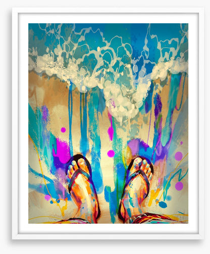 Sand beneath your toes