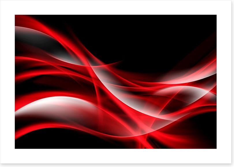 Waves of red