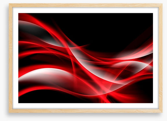 Waves of red