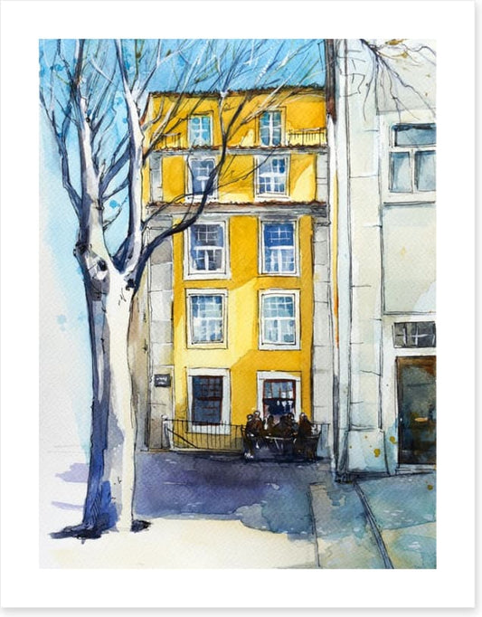 The old yellow house