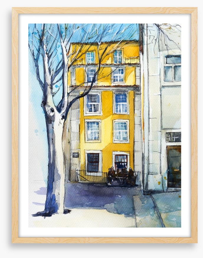 The old yellow house