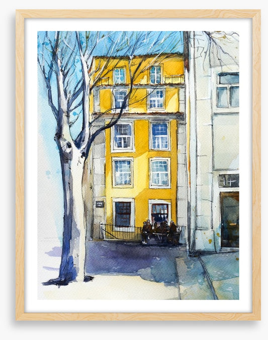 The old yellow house