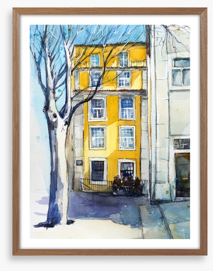 The old yellow house