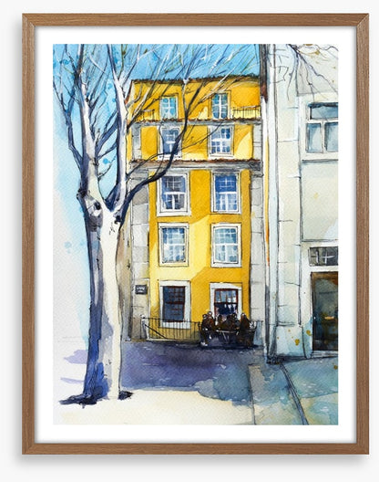 The old yellow house