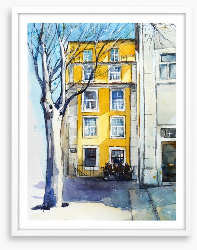 The old yellow house