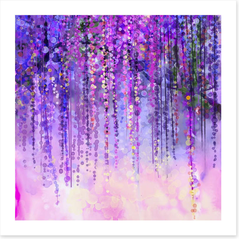 Wisteria drops