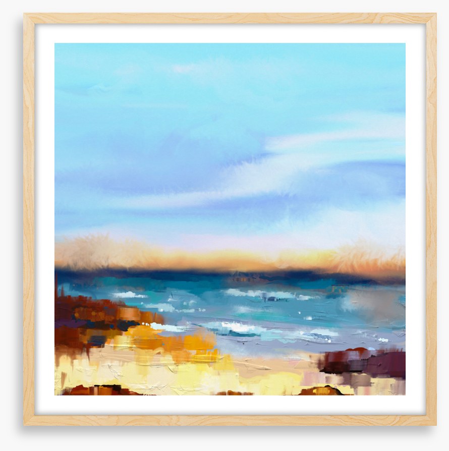 Sandy bay sky