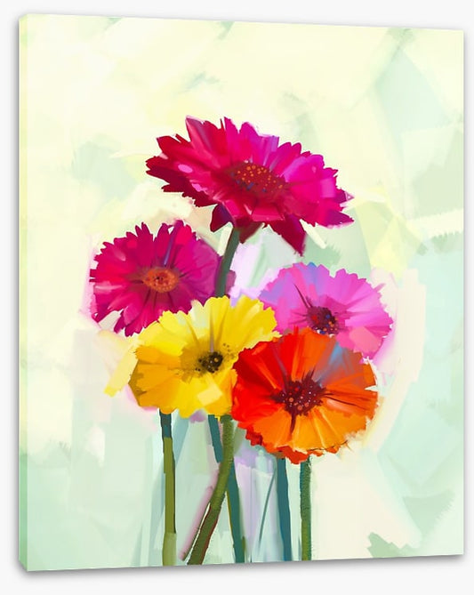 Bright happy gerbera