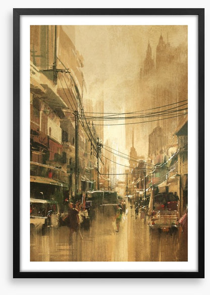 Vintage streetscape