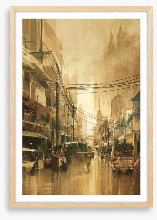 Vintage streetscape