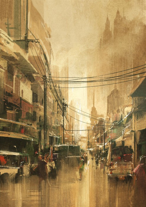 Vintage streetscape