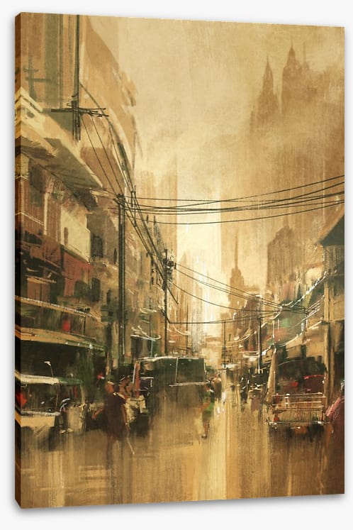 Vintage streetscape
