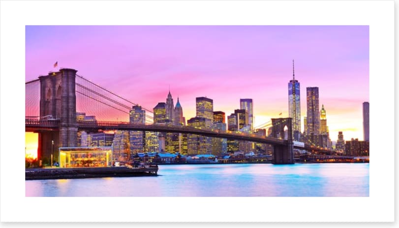 Manhattan twilight panorama