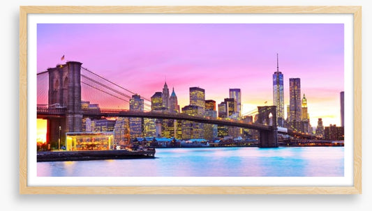 Manhattan twilight panorama