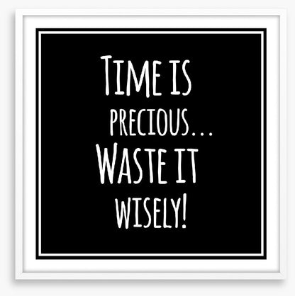 Waste it wisely
