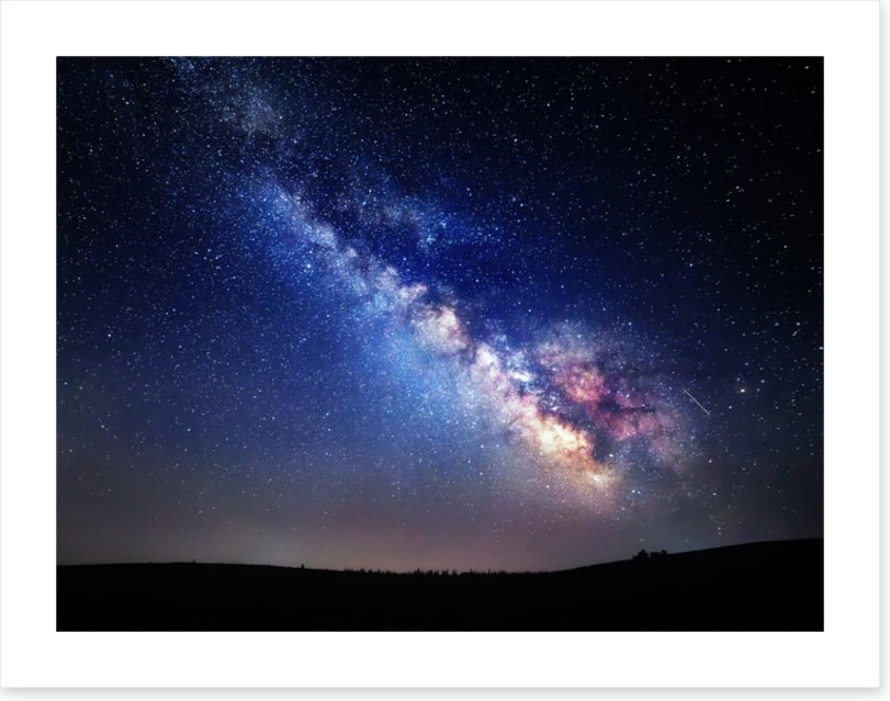 Milky Way glow