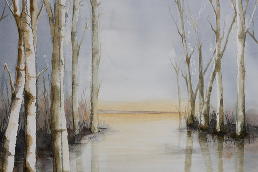 Lakeside copse