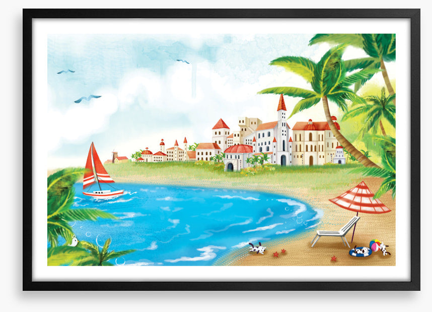Palm tree cove