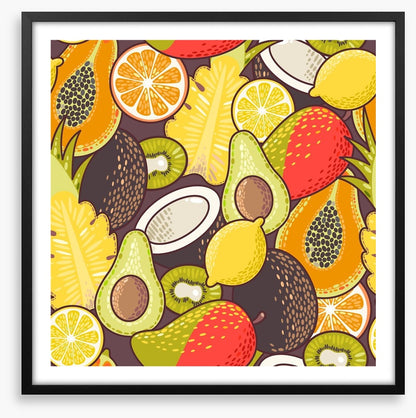 Retro fruits