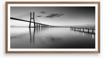 Jetty to the bridge