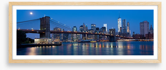 Manhattan moon panorama